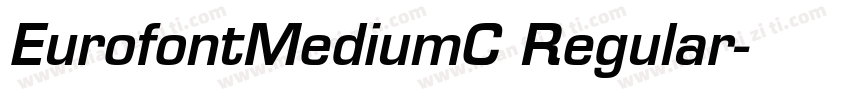 EurofontMediumC Regular字体转换